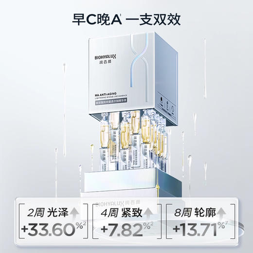 【润百颜胶原元气弹次抛精华】高活性胶原配方 淡化干纹细纹 紧致提亮肌肤 30支/盒 商品图1