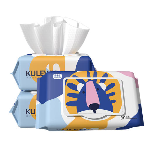 酷乐屋纯水清洁湿巾80抽/包(QF) 商品图0