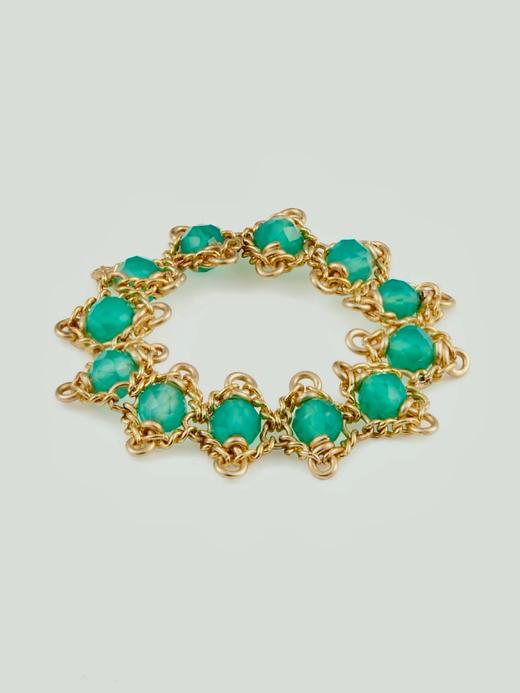 SpoiledBrat Jewelry 凡尔赛系列 | 绿玉髓 橘玛瑙 尖晶石软戒指 商品图3
