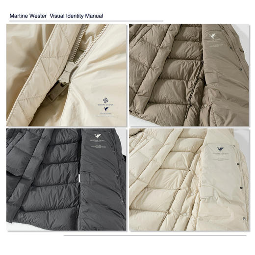 Martine Wester 女士面里同料中长款鹅绒服11385382 商品图6