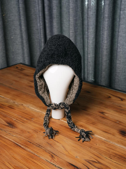 北京仓｜CA4LA-MOLE FLAP WATCH RV-粗棒针 双面 毛线帽（摩卡色）［日本设计师］ 商品图3