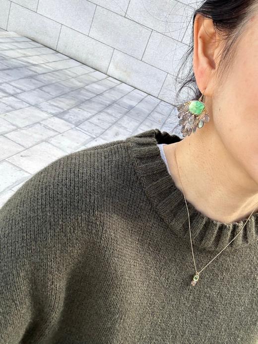 SpoiledBrat Jewelry Chandelier系列 | 澳洲玉斜长石吊灯耳环 商品图8