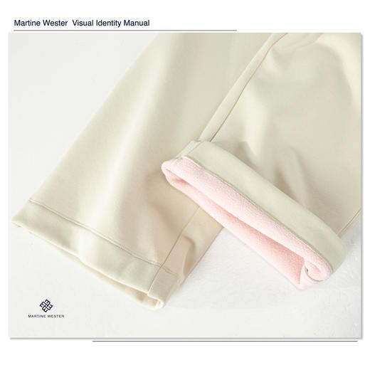 Martine Wester 新型科技 功能型德国全进口面料女松紧腰抓绒直筒裤11315522 商品图6