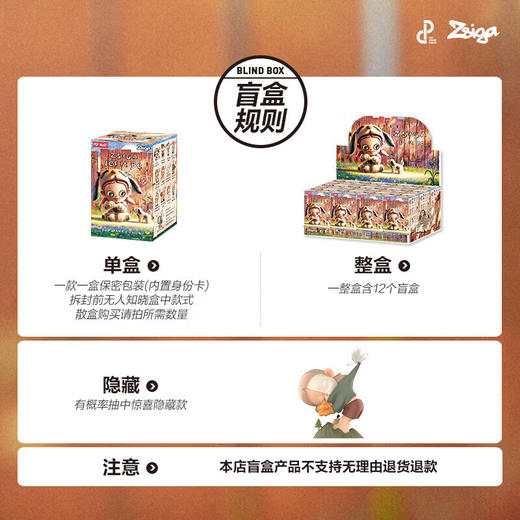POP MART泡泡玛特 Zsiga允许,这一切系列手办盲盒 商品图5