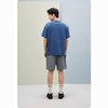25夏季品 GXG男装字母小标时尚休闲深蓝色圆领短袖T恤 商品缩略图2