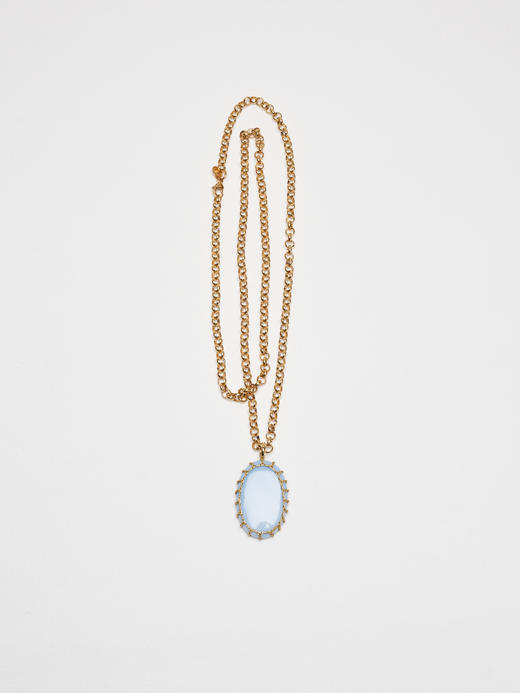 北京仓｜Boks&Baum-GOTTA L-蓝蛋白石 吊坠 长项链［法国设计师］ 商品图1