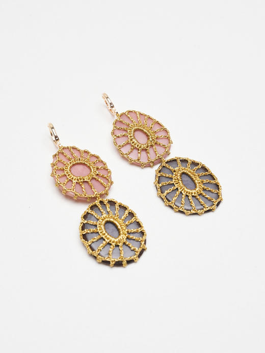 北京仓｜Boks&Baum-CARTAGENA DOBLE BO mini-灰色 耳环［法国设计师］ 商品图2