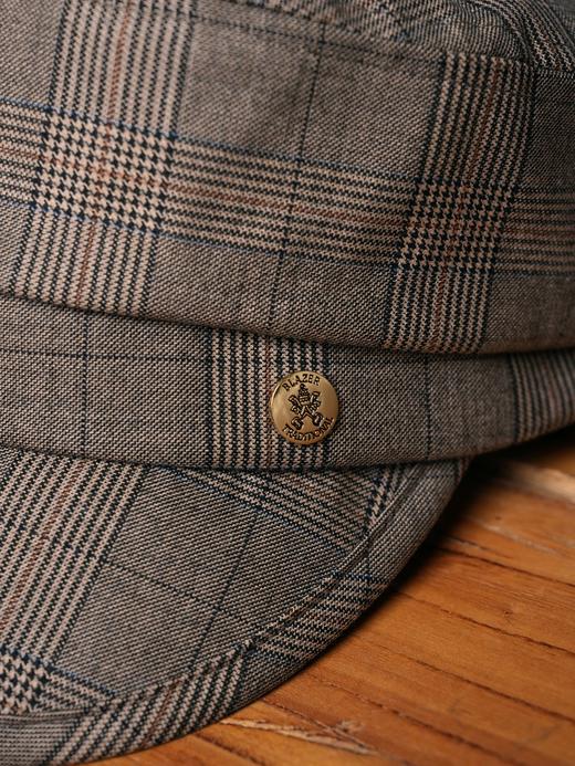 北京仓｜CA4LA-MAT PATTERN-格子 报童帽（炭灰色）［日本设计师］ 商品图3