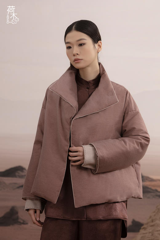 荷木HEMU丨沙霞·鹅绒短外套 商品图3