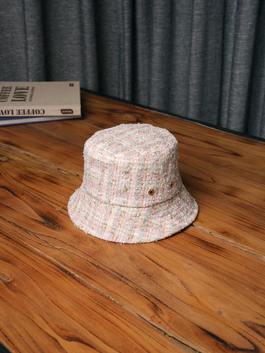 北京仓｜CA4LA-TWEED HAT 6-粗花呢 渔夫帽（粉色）［日本设计师］ 商品图1
