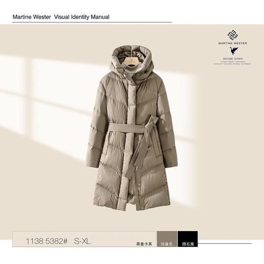 Martine Wester 女士面里同料中长款鹅绒服11385382 商品图2