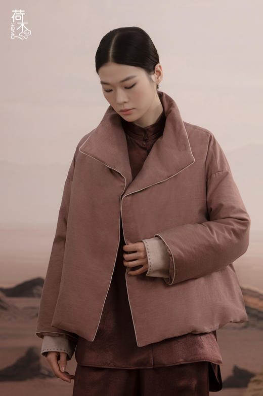 荷木HEMU丨沙霞·鹅绒短外套 商品图1