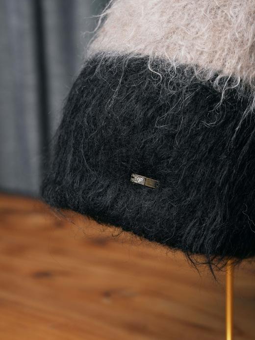 订购4周到｜CA4LA-BAA-绒球球 毛线帽（黑色）［日本设计师］ 商品图2