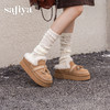 预售|Safiya/索菲娅2025冬季流苏百搭厚底低帮休闲外穿保暖毛毛雪地靴SFD4110045 商品缩略图4