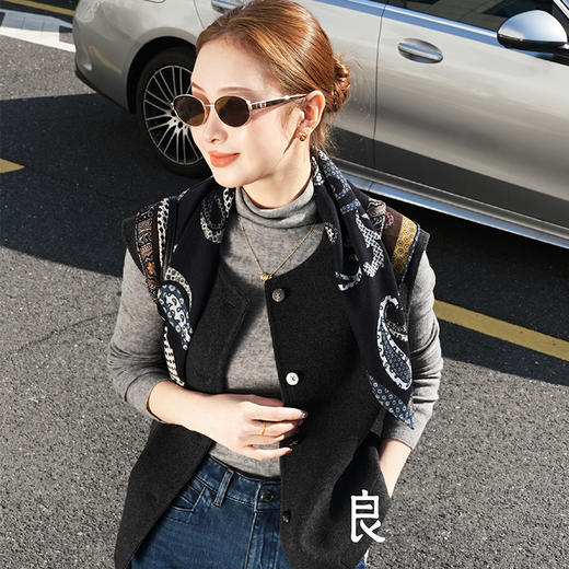 【特价不退不换】【部分现货】良木礼羊绒马甲（D2582100） 商品图9