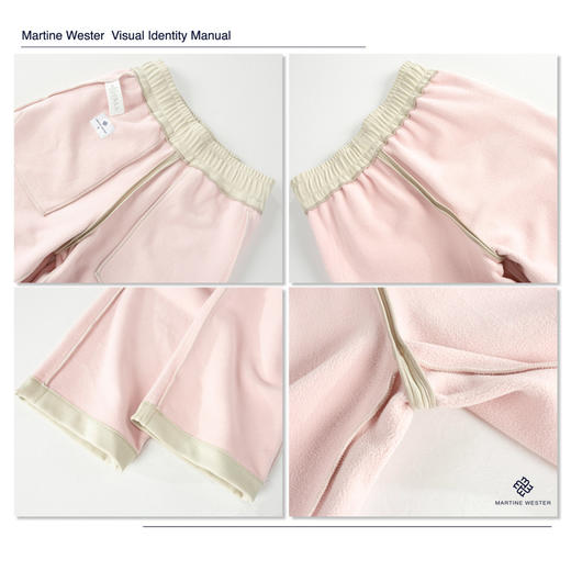 Martine Wester 新型科技 功能型德国全进口面料女松紧腰抓绒直筒裤11315522 商品图7