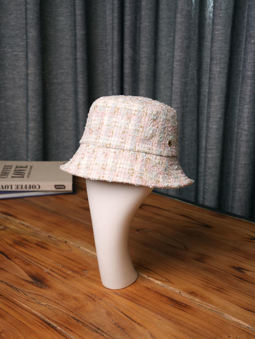 北京仓｜CA4LA-TWEED HAT 6-粗花呢 渔夫帽（粉色）［日本设计师］ 商品图2