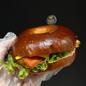 碱水贝果三明治