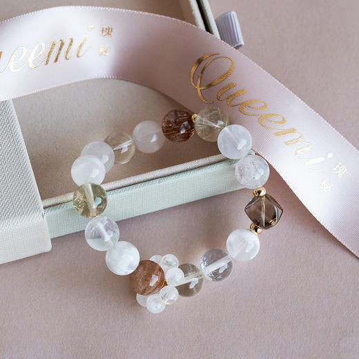 9折优惠｜四季·冬「妈妈织的绒线衫」草莓乳酪香草味蛋糕&「探冬」手串（单圈） 商品图2