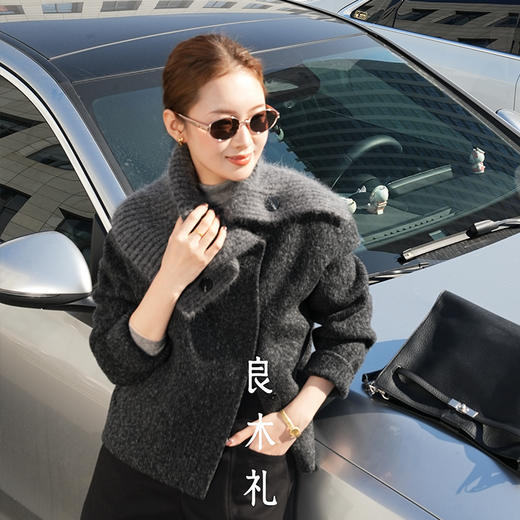 【特价不退换】【预售7天】良木礼翻领羊毛外套（D25102682） 商品图3