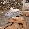 预售|Safiya/索菲娅2025冬季流苏百搭厚底低帮休闲外穿保暖毛毛雪地靴SFD4110045 商品缩略图1
