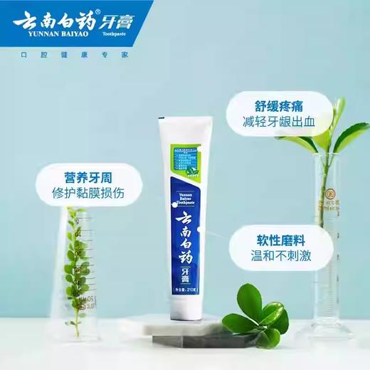 云南白药牙膏薄荷清爽香型130g*2支装 商品图1