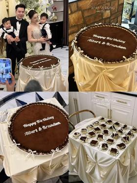 「超大70cm的提拉米苏table cake」提前7天预订