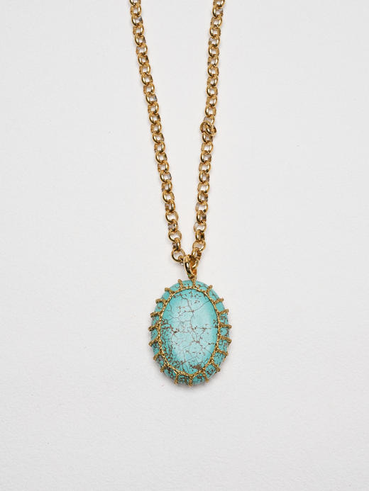 北京仓｜Boks&Baum-GOTTA L-松石 吊坠 长项链［法国设计师］ 商品图1