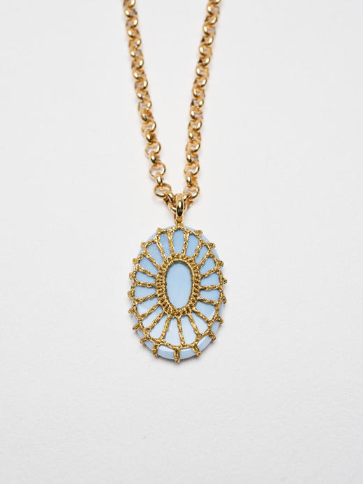 北京仓｜Boks&Baum-GOTTA L-蓝蛋白石 吊坠 长项链［法国设计师］ 商品图4