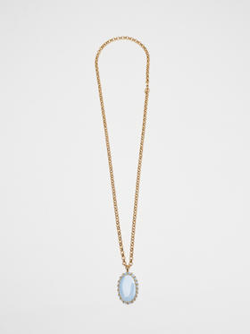 北京仓｜Boks&Baum-GOTTA L-蓝蛋白石 吊坠 长项链［法国设计师］