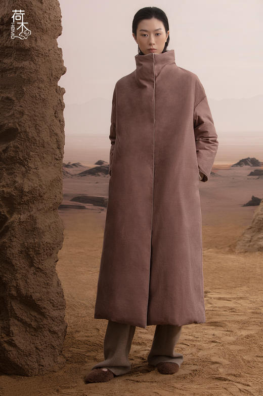 荷木HEMU丨沙霞·鹅绒长外套 商品图2