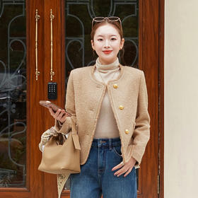 【特价不退不换】【部分现货】良木礼羊毛小香外套（Q2582107）