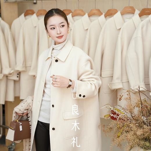 【特价不退换】【现货】良木礼羊绒大衣（D2584100） 商品图3