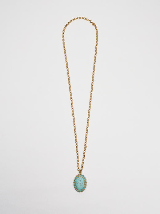 北京仓｜Boks&Baum-GOTTA L-松石 吊坠 长项链［法国设计师］ 商品图0