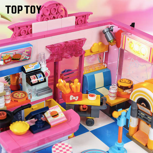 TOP TOY 三丽鸥滨海假日系列-HELLO KITTY汉堡餐厅TC2032 商品图3