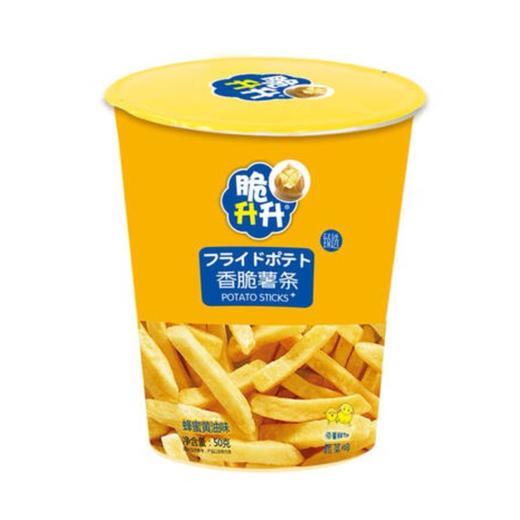 【脆升升】蜂蜜黄油薯条 50g | 蜂蜜黄油香·甜咸酥脆 | 杯装方便取用·一根一根停不下来 | 追剧零食·下午茶点·闺蜜分享·网红同款美味 商品图0