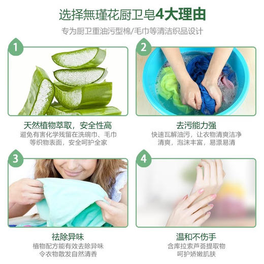 韩国进口無瑾花-厨卫去污卫生皂150g 商品图4