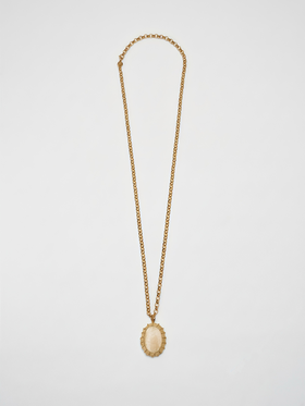 北京仓｜Boks&Baum-GOTTA L-香槟色石英 吊坠 长项链［法国设计师］