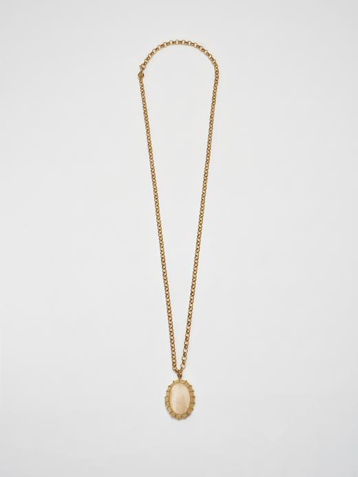 北京仓｜Boks&Baum-GOTTA L-香槟色石英 吊坠 长项链［法国设计师］ 商品图0