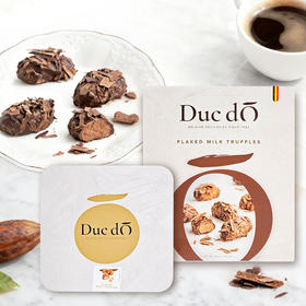 得多听装覆片松露形牛奶巧克力制品225g/盒装200g   蓬松顺滑 入口即化 045572/043968