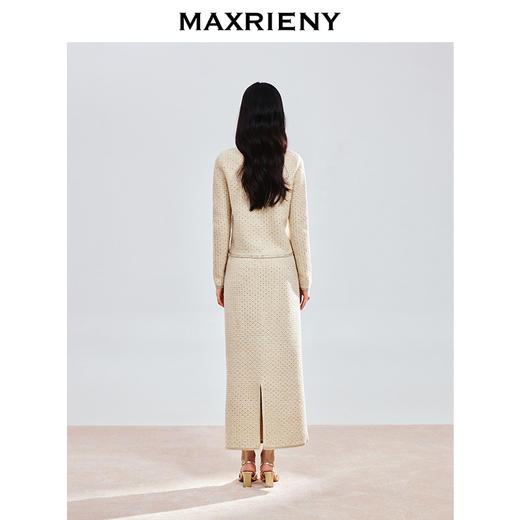 玛克门店发货：MAXRIENY轻奢鎏金外套(货号:MC85JA806) 商品图3