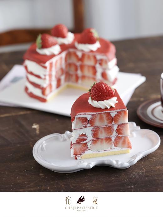 草莓千层塔蛋糕 商品图3