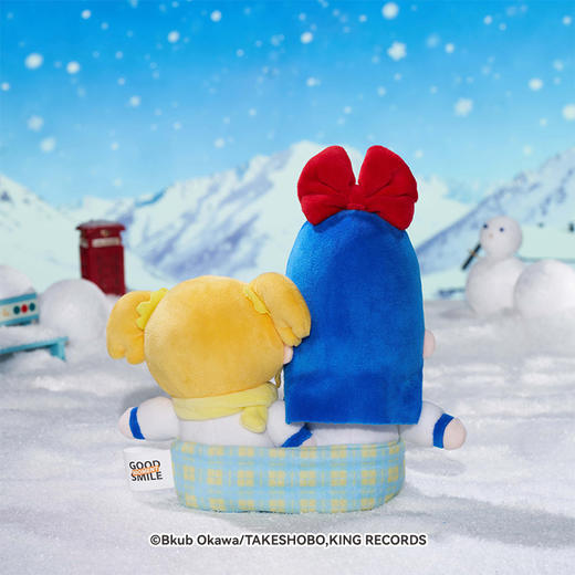 【GSC现货】pop子和pipi美的日常 冬日系列 围巾毛绒套组 GSM 商品图3