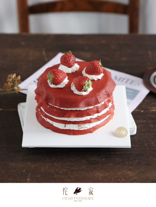 草莓千层塔蛋糕 商品图2