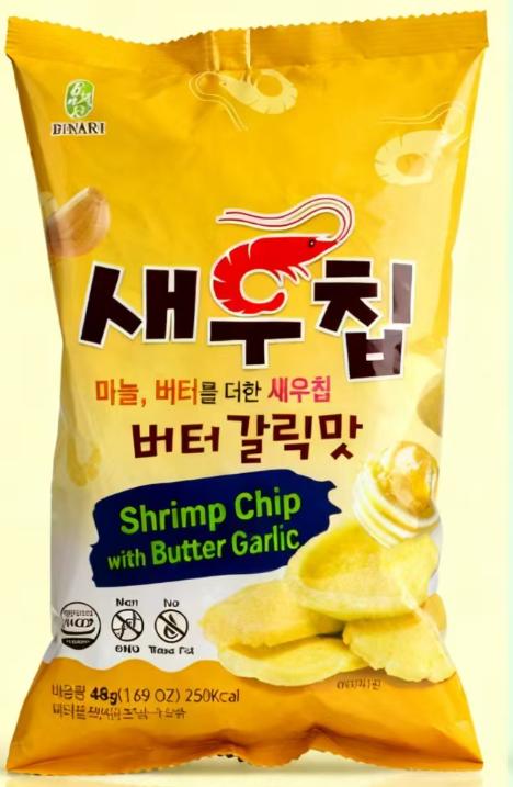 黄油蒜香味虾片48g 商品图0