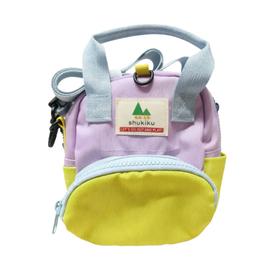 shukiku × OHIYO 泡泡糖斜挎双肩两用包 紫芋柠檬