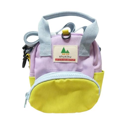 shukiku × OHIYO 泡泡糖斜挎双肩两用包 紫芋柠檬 商品图0