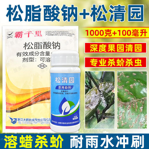 45%松脂酸钠纳松清园大鹏松树脂整袋松精油正牌清园剂杀虫剂正品 商品图2