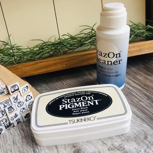 日本TSUKINEKO月猫StazOn印图章清洗剂油性水性涂料印油台清洗液 商品图3