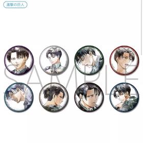 Ani-Art 进击的巨人 利威尔 个人池 水彩徽章 吧唧 第二弹 8包/盒 谷子